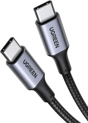 JAN 4537694306102 UGREEN ユーグリーン 90120 USB-C オス To 5A 急速充電ケーブル ナイロン編み 3m 株式会社アスク パソコン・周辺機器 画像