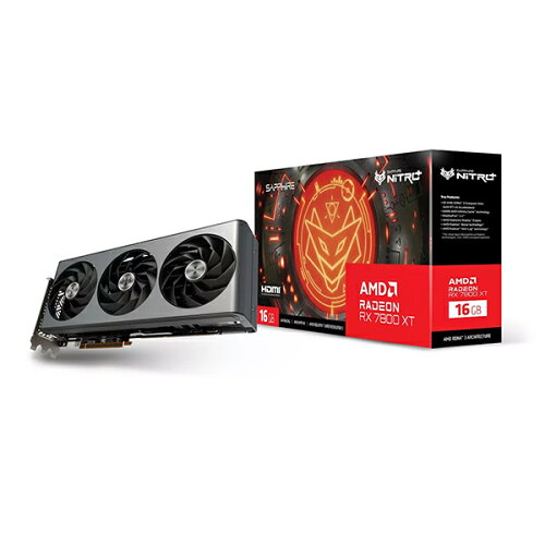 JAN 4537694341042 SAPPHIRE グラフィックボード NITRO+ Radeon RX 7800 XT GAMING OC 16GB GDDR6 株式会社アスク パソコン・周辺機器 画像