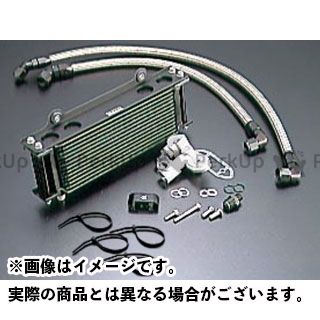 JAN 4538792011585 ACTIVE アクティブ ストレートオイルクーラーキット コアカラー：ブラック / サーモ対応：× / サイズ：#8 9インチ10段 GSX1100S 株式会社アクティブ 車用品・バイク用品 画像