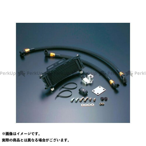 JAN 4538792013411 EARLS/14037313B OILクーラーKIT サイド廻し ラウンド #8 9-13R BLK仕様 Z1000R/J 株式会社アクティブ 車用品・バイク用品 画像