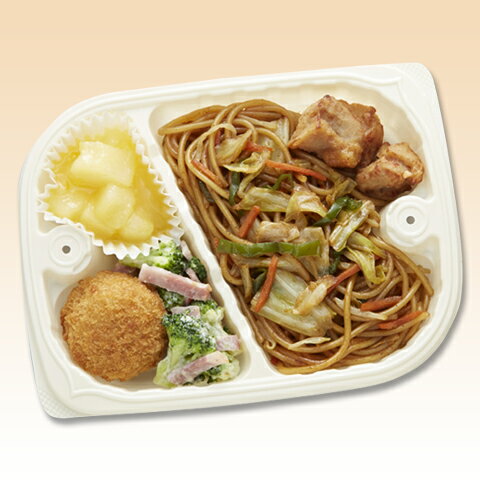 JAN 4538825280407 冷凍 いきいき御膳シリーズ なつかしのソース焼きそば風   ヘルシーフード株式会社 ダイエット・健康 画像