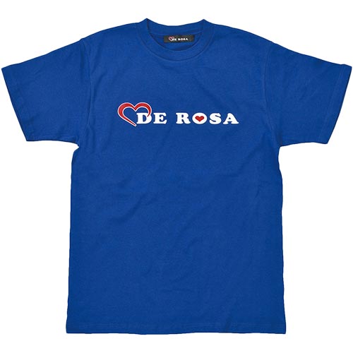 JAN 4539534711084 デローザ DE ROSA 半袖シャツ LOGO T-SHIRT BLUE ロゴ Tシャツ M2style株式会社 スポーツ・アウトドア 画像