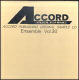 JAN 4540631002302 CD CD ACCORD PUBLISHING ORIGINAL SAMPLE CD ENSEMBLE ... 有限会社学伸 本・雑誌・コミック 画像