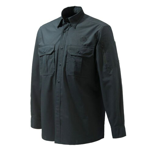 JAN 4541607235069 BERETTA ベレッタ M Mortirolo shirt Long Sleeves モルティローロ 長袖シャツ メンズ XL Black QLU015T20050999XL 株式会社サイトロンジャパン 車用品・バイク用品 画像