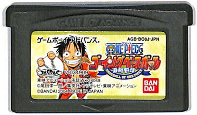 JAN 4543112240484 ONE PIECE ゴーイングベースボール/GBA/A 全年齢対象 株式会社バンダイ テレビゲーム 画像