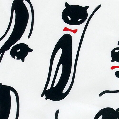 JAN 4543479137731 手ぬぐい:ネコ柄 和布華-わふか-(黒猫) 株式会社プレーリードッグ 日用品雑貨・文房具・手芸 画像