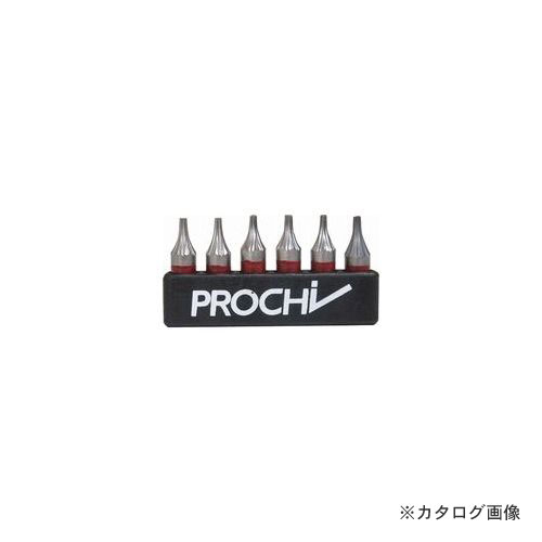 JAN 4545301067964 PROCHI PRC-BIT25-TX6ヘクスローブビットショート TX6 喜一工具株式会社 花・ガーデン・DIY 画像