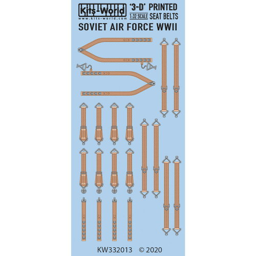 JAN 4545782067859 1/32 WW.II ソビエト軍戦闘機 シートベルトセット 3Dデカール キッツワールドデカール 有限会社プラッツ ホビー 画像