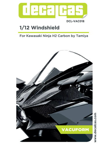 JAN 4545782068146 1/12 Ninja H2 CARBON用ウインドシールド デカールキャス 有限会社プラッツ ホビー 画像