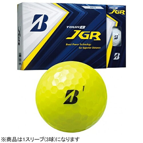 JAN 4547333218758 ブリヂストン｜BRIDGESTONE ゴルフボール JGR イエロー 8JYX 3球 1スリーブ ブリヂストンスポーツ株式会社 スポーツ・アウトドア 画像