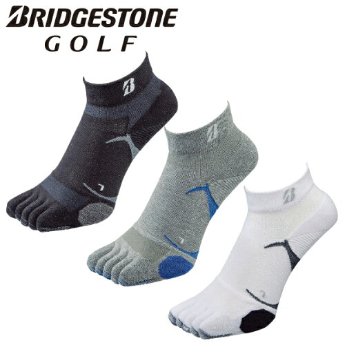 JAN 4547333377011 BRIDGESTONE GOLF メンズ 3D ベーシック アンクル 5本指ソックス SOG116 ブリヂストンスポーツ株式会社 スポーツ・アウトドア 画像