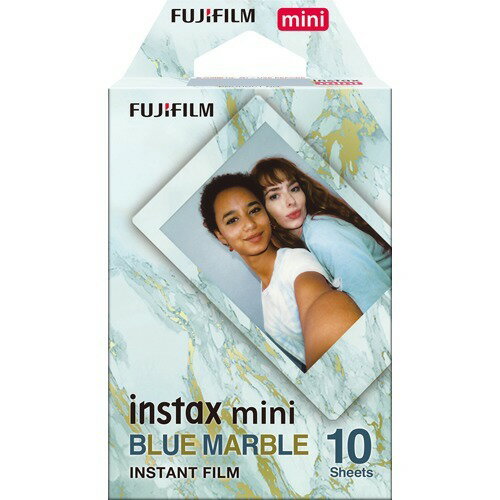 JAN 4547410432015 富士フイルム instax mini フィルム ブルーマーブル(10枚入) 富士フイルム株式会社 TV・オーディオ・カメラ 画像