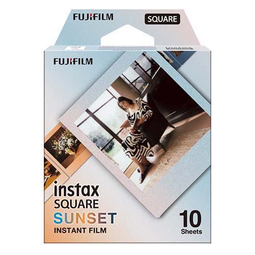 JAN 4547410499438 FUJI FILM チェキ用スクエアフィルム INSTAX SQUARE SUNSET WW1 富士フイルム株式会社 TV・オーディオ・カメラ 画像