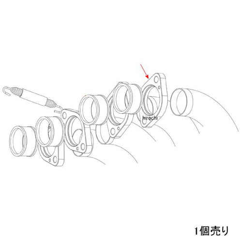 JAN 4547424438034 アクラポビッチ:AKRAPOVIC リペアフランジ 株式会社プロト 車用品・バイク用品 画像