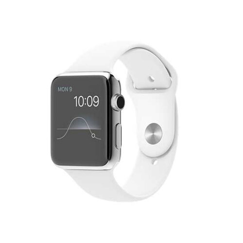 JAN 4547597903513 アップル Apple Watch 42mm ホワイト スポーツバンド Apple Japan(同) スマートフォン・タブレット 画像