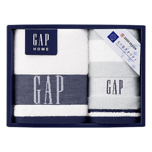 JAN 4547855215860 GAP HOME フェイスタオル・タオルハンカチセット 54－3019100 株式会社タオル美術館 日用品雑貨・文房具・手芸 画像