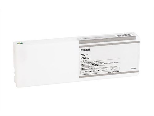 JAN 4548056661951 EPSON インクカートリッジ グレー ICGY52 1色 エプソン販売株式会社 パソコン・周辺機器 画像