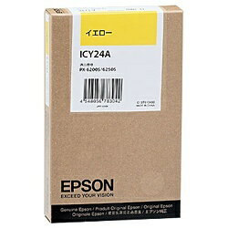 JAN 4548056783042 EPSON インクカートリッジ ICY24A 1色 エプソン販売株式会社 パソコン・周辺機器 画像