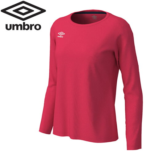 JAN 4548123402401 アンブロ umbro サッカー WM.ワンポイントドライ長袖シャツ レディース UMWOJB51-TBRY 株式会社デサント スポーツ・アウトドア 画像