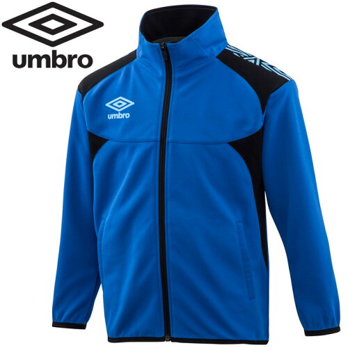 JAN 4548123406003 アンブロ umbro サッカー Jr.トレーニングジャケット ジュニア UUJOJF37-NBLU 株式会社デサント スポーツ・アウトドア 画像