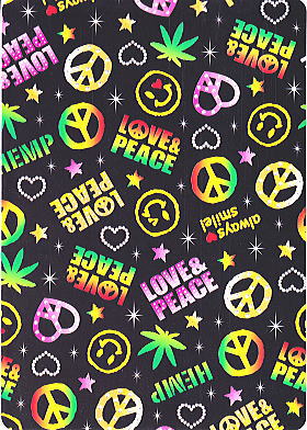 JAN 4548260440236 《ラブリーアソート/LOVE & PEACE》クリア下敷きサブカル文房具 株式会社インセンティブ 日用品雑貨・文房具・手芸 画像