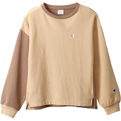 JAN 4548343859535 チャンピオン Champion レディース リバースウィーブクルーネックスウェットシャツ RW CREWNECK SWEA プティー CW-R002 790 ヘインズブランズジャパン株式会社 レディースファッション 画像