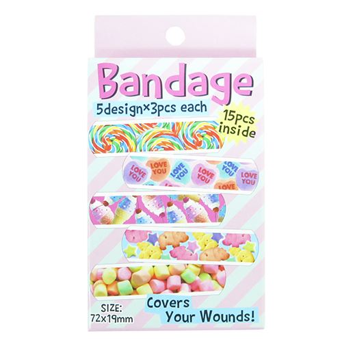 JAN 4548678281315 BANDAGE 衛生雑貨 ばんそうこう/絆創膏/POP SWEETS オクタニ バンドエイド 株式会社オクタニコーポレーション 医薬品・コンタクト・介護 画像