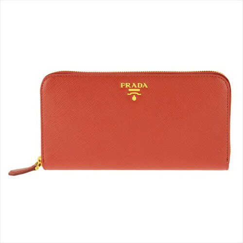 JAN 4548962810665 prada 長財布 レザー ウォレット レッド  506 qwa f068z / fuoco 株式会社ウエニ貿易 バッグ・小物・ブランド雑貨 画像