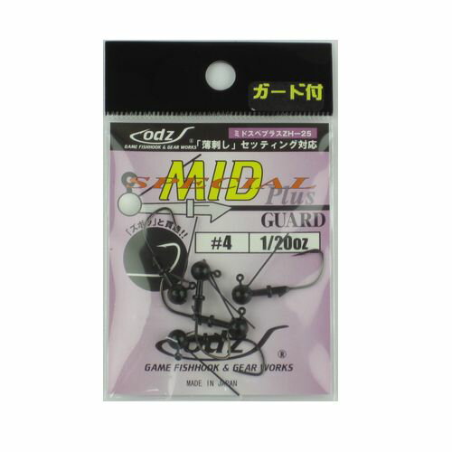 JAN 4548998000078 ODZ オッズ ミッドスペシャルプラスガード付 #4-1/20oz ZH-25 株式会社土肥富 スポーツ・アウトドア 画像