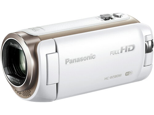 JAN 4549077623812 Panasonic  デジタルハイビジョン ビデオカメラ HC-W580M-W パナソニックオペレーショナルエクセレンス株式会社 TV・オーディオ・カメラ 画像