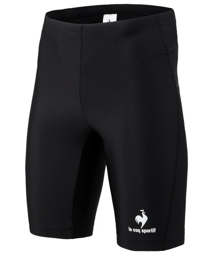 JAN 4549078200524 le coq sportif ルコックスポルティフ ENTRY SHORT TIGHTS サイクルパンツ ショート メンズ M BLK ブラック QCMTJD51 株式会社デサント スポーツ・アウトドア 画像