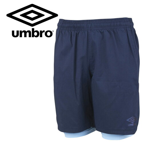 JAN 4549078775572 アンブロ umbro 冷パンツ インナー付 ユニセックス UUUTJD90-NVY 株式会社デサント スポーツ・アウトドア 画像