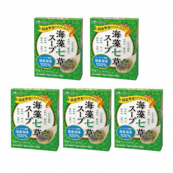 JAN 4549081342587 国産海藻使用 海藻七草スープ  包 コモライフ株式会社 食品 画像