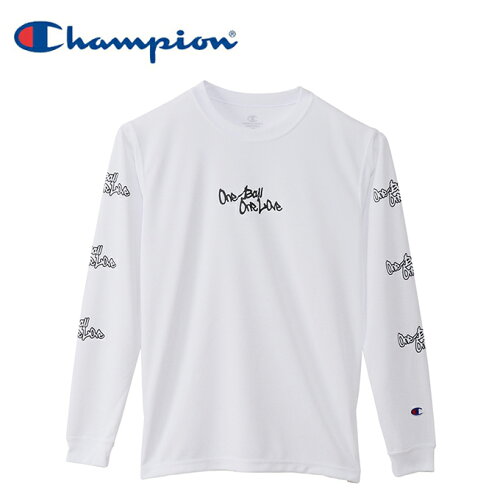 JAN 4549139329645 Champion チャンピオン キッズ プラクティスロングスリーブTシャツ CK-SB417 CKSB417 ホワイト 140 ヘインズブランズジャパン株式会社 スポーツ・アウトドア 画像