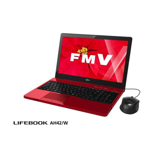 JAN 4549210130108 FUJITSU ノートパソコン FMV-LIFEBOOK AH FMVA42WR 富士通株式会社 パソコン・周辺機器 画像