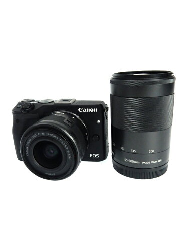 JAN 4549292073003 Canon EOS M3 Wズームキット2 BK キヤノン株式会社 TV・オーディオ・カメラ 画像