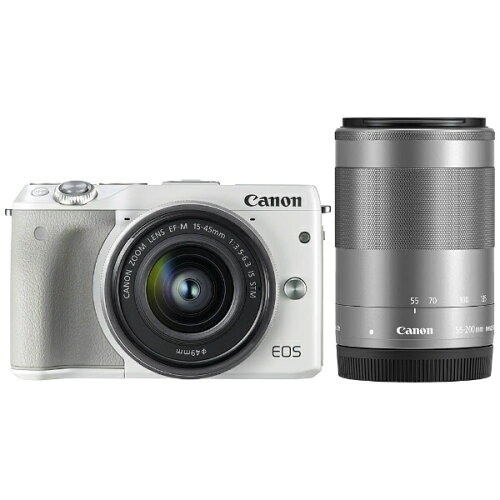 JAN 4549292073102 Canon EOS M3 Wズームキット2 WH キヤノン株式会社 TV・オーディオ・カメラ 画像