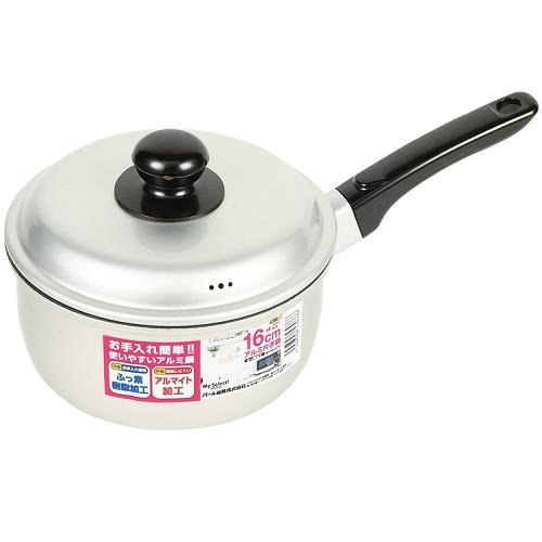 JAN 4549308530766 マイセレクト片手鍋16cm HB-3076 パール金属株式会社 キッチン用品・食器・調理器具 画像