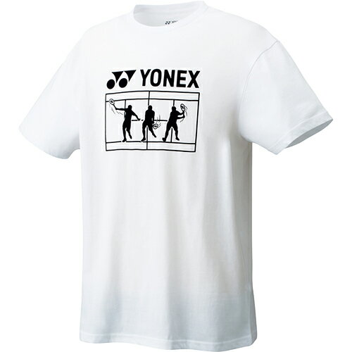 JAN 4549317729601 Yonex(ヨネックス) (男女兼用 テニスウェア) UNI Tシャツ 16296 ホワイト M ヨネックス株式会社 スポーツ・アウトドア 画像