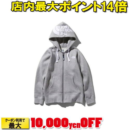 JAN 4549398367143 THE NORTH FACE レディース リアビューフルジップフーディ ミックスグレー NTW61955 Z 株式会社ゴールドウイン レディースファッション 画像