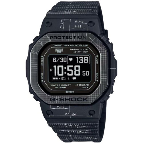 JAN 4549526347443 CASIO G-SHOCK G-SQUAD DW-H5600EX-1JR カシオ計算機株式会社 腕時計 画像