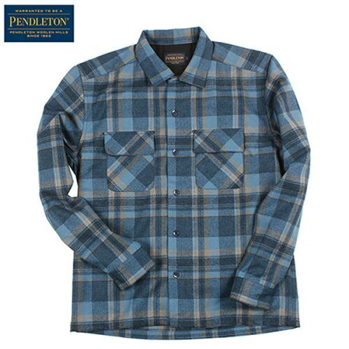 JAN 4549562144389 ペンドルトン PENDLETON ボードシャツ ジャパンフィット メンズ インディゴプレイド Sサイズ AA417 株式会社エイアンドエフ スポーツ・アウトドア 画像