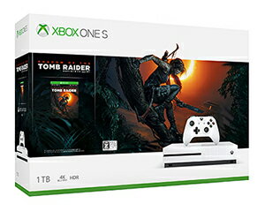 JAN 4549576103525 Xbox One S 1TB（シャドウ オブ ザ トゥームレイダー同梱版）/XBO/234-00789/【CEROレーティング「Z」（18歳以上のみ対象）】 日本マイクロソフト株式会社 テレビゲーム 画像