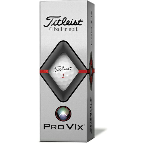 JAN 4549683307885 タイトリスト　Titleist ゴルフボール PRO V1x《1スリーブ（3球）/ホワイト》ローナンバー アクシネット・ジャパン・インク スポーツ・アウトドア 画像