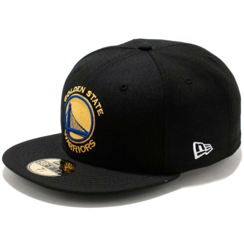 JAN 4549711205695 NEW ERA  59FIFTY NBA ゴールデンステイトウォリアーズ キャップ ユニセックス 帽子 CAP 11308670 ブラック×チームカラー ニューエラジャパン(同) バッグ・小物・ブランド雑貨 画像