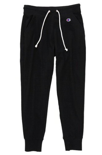 JAN 4549766942262 Champion レディース ロングパンツ スウェットパンツ SWEAT PANT ブラック CW-K216 090 ヘインズブランズジャパン株式会社 レディースファッション 画像