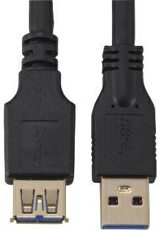 JAN 4549783314585 KN68014 USB3.0 延長コード 1.5m 黒 PC-N2057 京宝電機株式会社 パソコン・周辺機器 画像