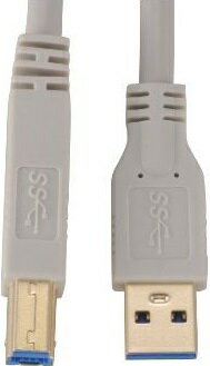 JAN 4549783324980 HL59505 USB3.0ケーブル 3m 白 PC-N2058 京宝電機株式会社 パソコン・周辺機器 画像