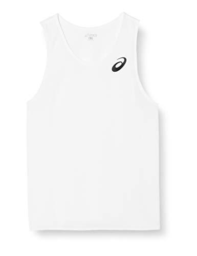 JAN 4549845362455 アシックス APGA3M’Sランニングシャツ XT1038 ホワイト 01 サイズ:S 株式会社アシックス スポーツ・アウトドア 画像