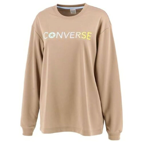 JAN 4549858404555 CONVERSE コンバース バスケット ウィメンズプリントロングスリーブTシャツ CB312353L-3200 ゼットクリエイト株式会社 スポーツ・アウトドア 画像